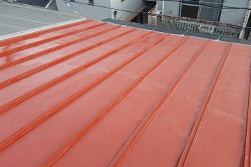 堺市　Ｙ様邸　トタン屋根塗装工事
