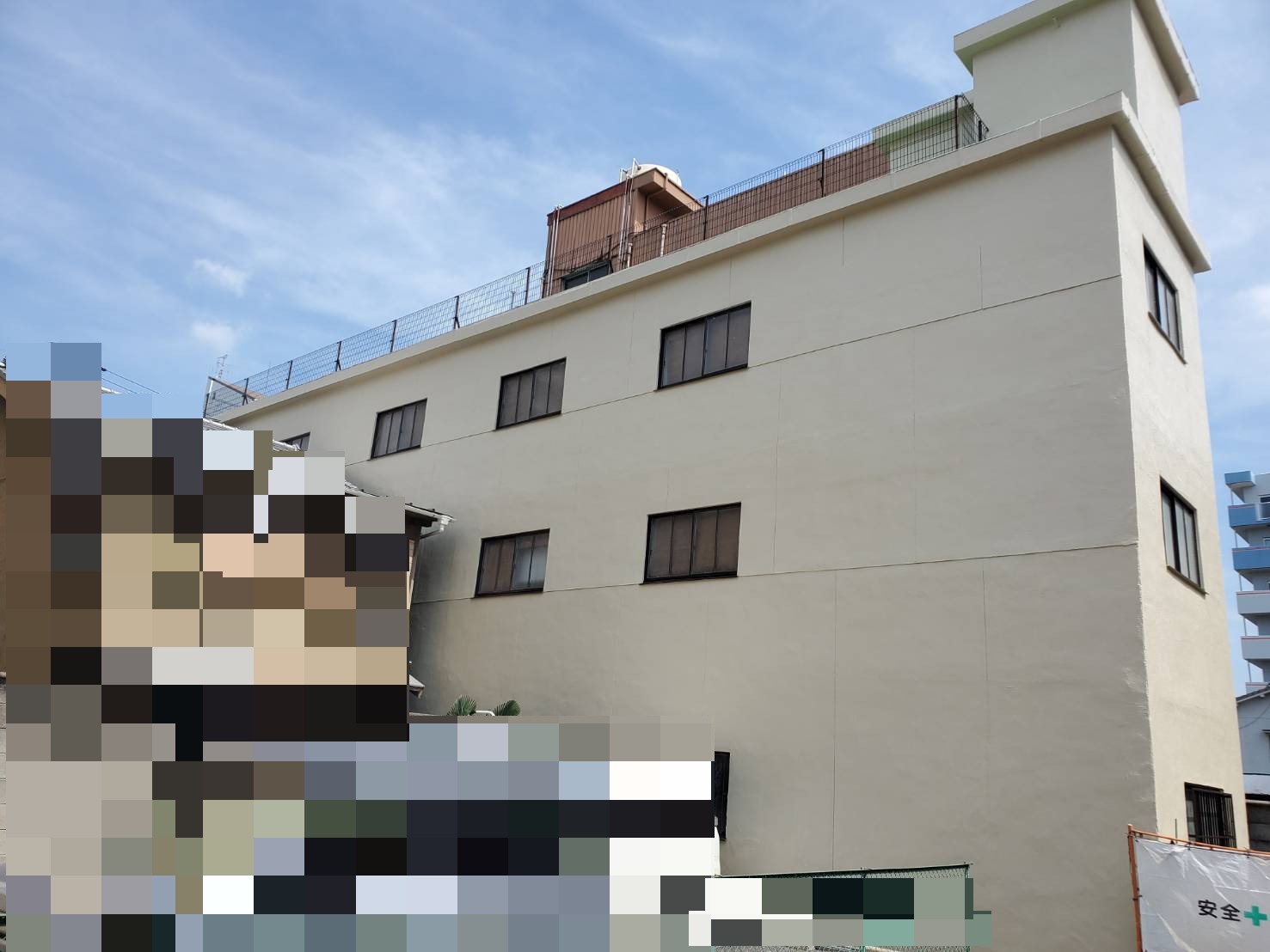 堺市堺区 某事務所外壁屋上塗替え工事
