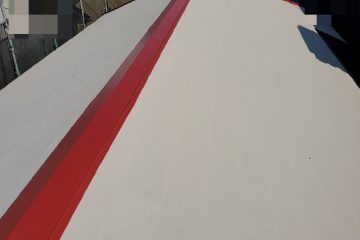 堺市堺区Ｔ様邸外壁水性シリコン仕様屋根ガイナ塗装工事