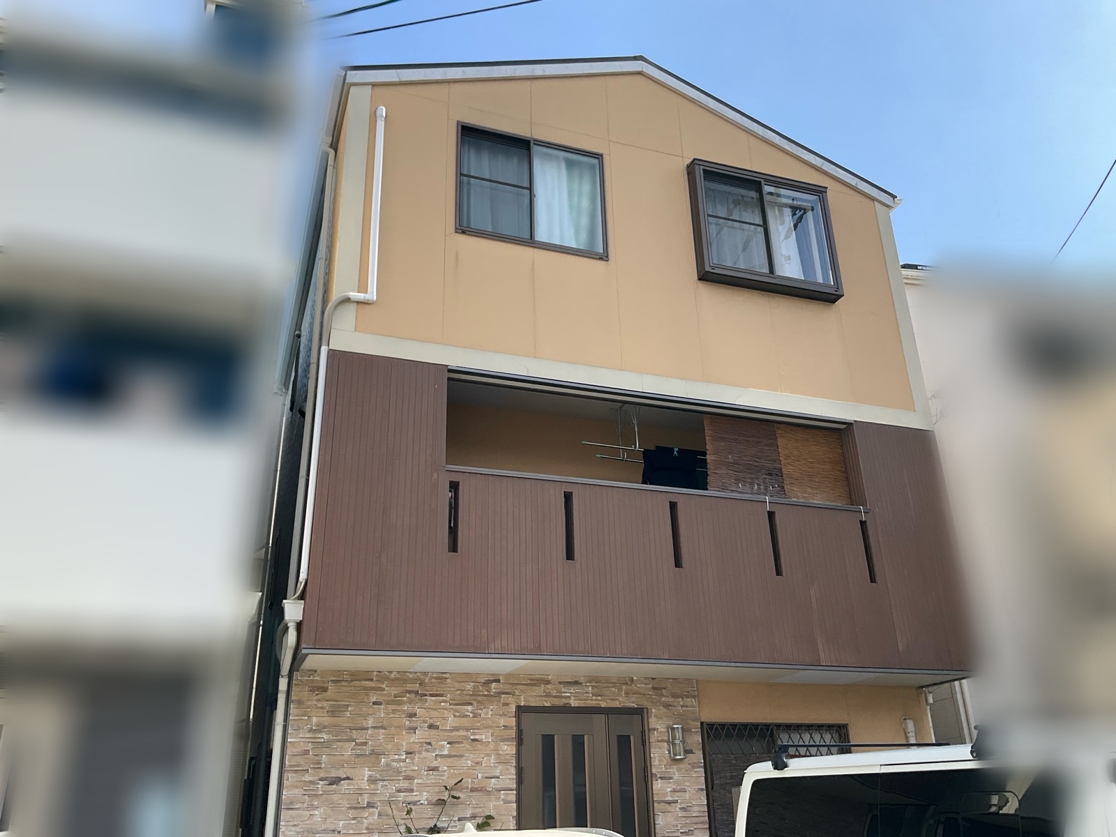 摂津市鳥飼野々｜お客様より紹介でのご依頼 外壁塗装×屋根カバー工法（コロニアルNEO）施工事例