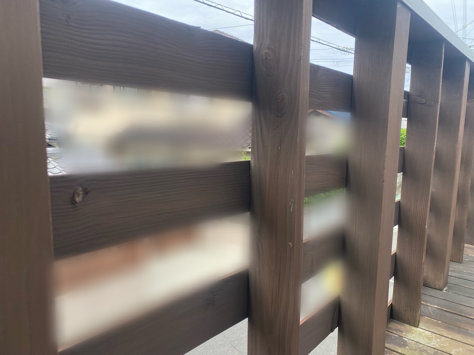 堺市東区|ウッドデッキ塗装で色褪せ・劣化を改善|ガードラックPRO施工事例